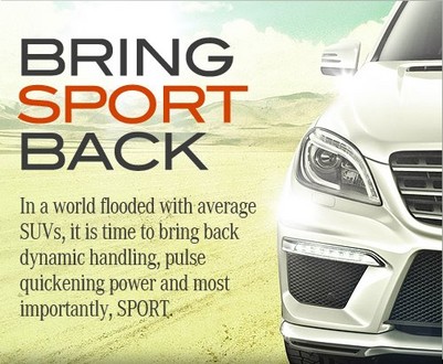 Mercedes ML 63 AMG Teaser at Mercedes ML63 AMG Teaser