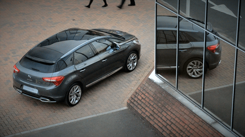 ds5 reflection cinemagraph at Citroen DS5 Cinemagraphs Are Pretty Cool
