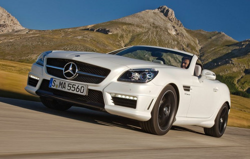 Mercedes Benz SLK55 at 2012 Mercedes SLK55 AMG: New Video