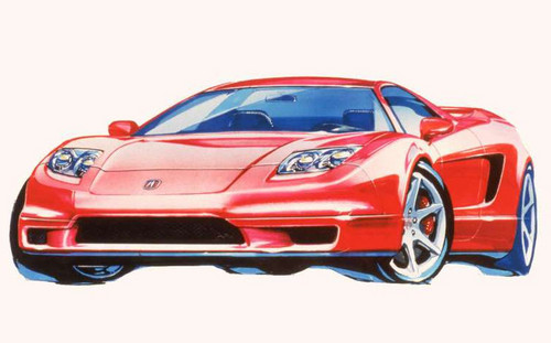 old nsx at Acura NSX Concept To Make Detroit Debut