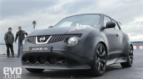 evo juke r at Video: Evo Drives Nissan Juke R