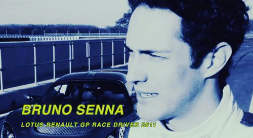 Bruno Senna Tests The New Lotus Exige S Video exige senna