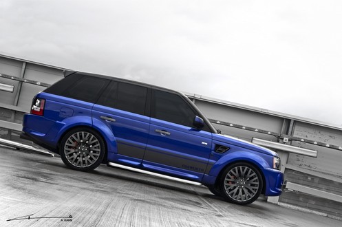 Kahn Range Rover Cosworth Imperial Blue Kahn Range Rover Cosworth Imperial 