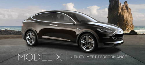 Tesla Model X 1 at 2014 Tesla Model X Unveiled