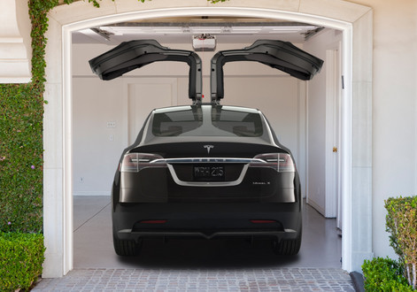 Tesla Model X 3 at 2014 Tesla Model X Unveiled