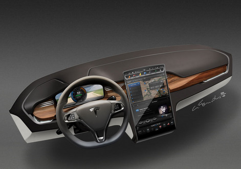 Tesla Model X 4 at 2014 Tesla Model X Unveiled