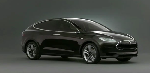 Tesla Model X 5 at 2014 Tesla Model X Unveiled