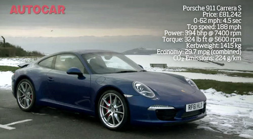 autocar 911 at Porsche 911 (991) Review by Autocar: Video