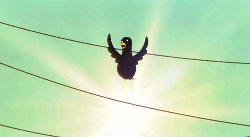 volvo v40 teaser at Volvo V40 Birds on a Wire Teaser