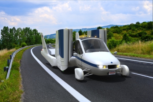 Terrafugia flying car at Terrafugia Flying Car Debuts at New York Auto Show