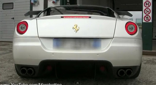 Watch This Tuned Ferrari 599 Barking Its Lungs Out tuned 599 bark