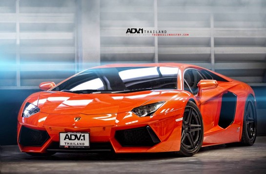 Aventador ADV1 2 at Pictorial: Lamborghini Aventador On ADV1 Wheels