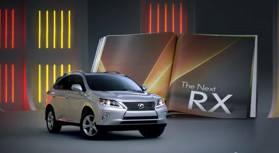 Lexus RX ad 2 at 2013 Lexus RX F Sport   New Commercials Released