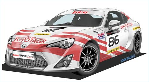 Toyota GB GT86 1 at Toyota GT86 To Race In Britcar 24 Hours