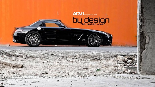 bydesign sls 4 at ByDesign Mercedes SLS with ADV1 Wheels