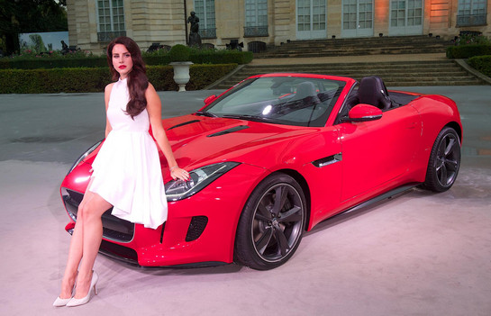 F type lana del ray 1 at Jaguar F Type Unveiling Ceremony   Video