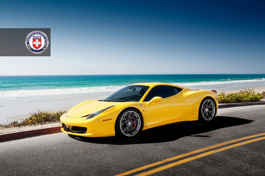 Ferrari 458 with HRE S101 2 at Cool: Ferrari 458 with HRE S101 Wheels