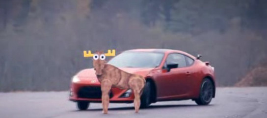 GT86 Takes The Moose Test 1 at Toyota GT86 Takes The Moose Test Like A Boss