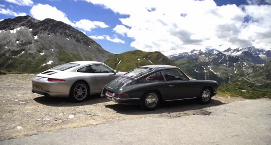 911 vs 991 at Porsche 911 vs Porsche 991   1965 vs 2012