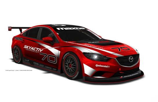 mazda6 race car at 2013 Mazda6 GRAND AM Racer Confirmed
