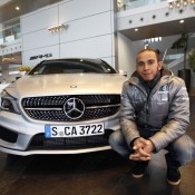 Lewis Hamilton at AMG 175x175 at Ferrari to Unveil 2013 F1 Car on February 1