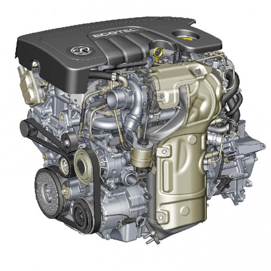 OpelVauxhall engine 545x545 at Opel/Vauxhall Announce New 1.6 liter Diesel Engine