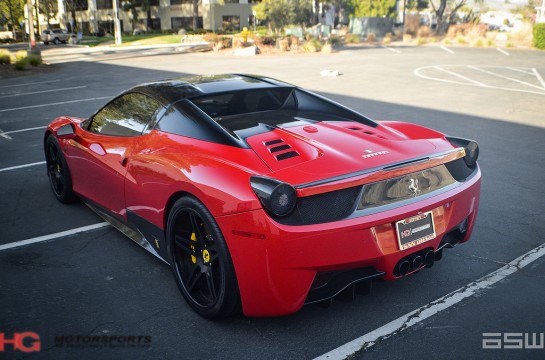 HG Motorsport 458 1 545x360 at Gallery: HG Motorsports Ferrari 458 Spider