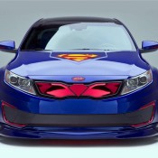 Superman themed Kia Optima 1 175x175 at 2013 Kia Pro Ceed UK Prices and Specs