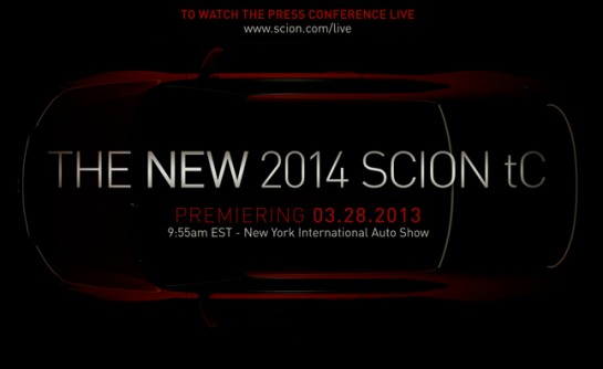 2014 Scion tC 545x334 at 2014 Scion tC Confirmed for New York Debut