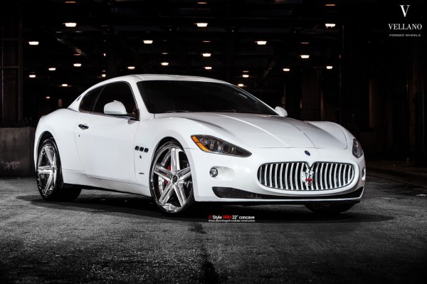 GranTurismo on Vellano 1 600x399 GranTurismo on Vellano 1 600x399 at Gallery: Maserati GranTurismo on 22 Vellano Wheels