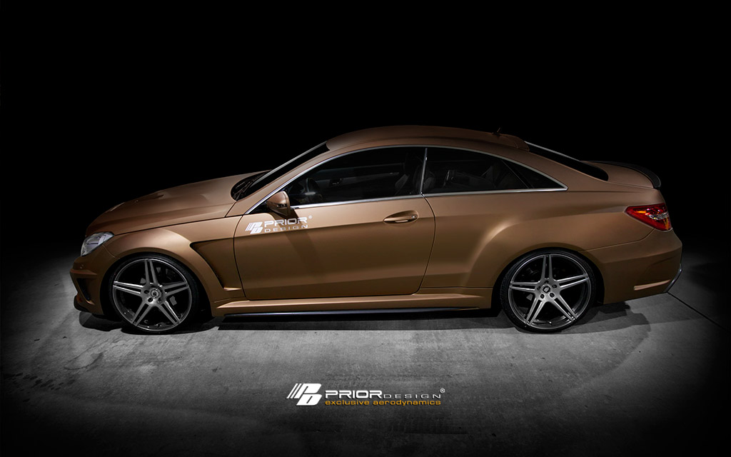 Prior Design Mercedes E-Coupe in Matte Brown- Gallery - Motorward