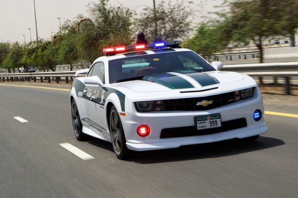 Chevrolet Camaro SS Dubai Police 600x399 at Chevrolet Camaro SS Officially Joins Dubai Police Force
