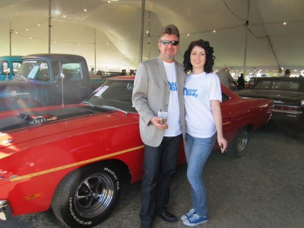 mandy mopar with father Barrett Jackson 600x450 at Mopar Mandy: Interview with Amanda Yantos