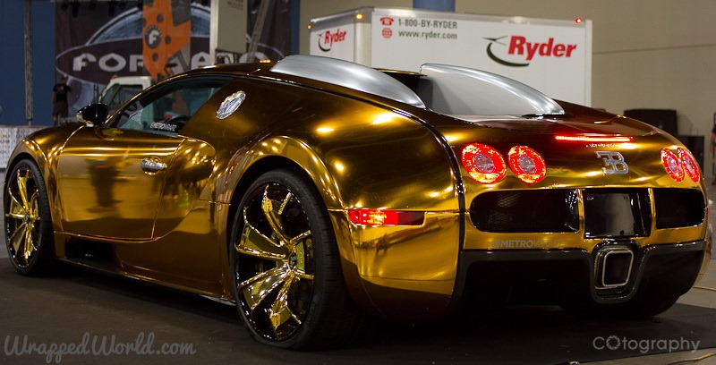 Definition Of Ghastly Flo Rida s Gold Chrome Bugatti Veyron