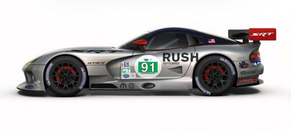 RUSH Viper 2 600x271 at SRT Viper GTS R Race Car To Promote RUSH