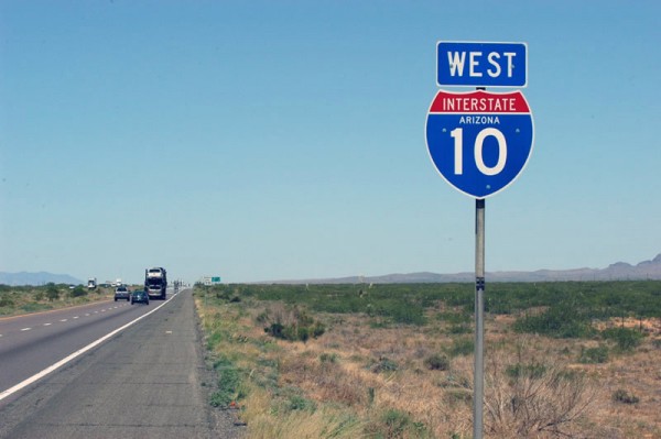 interstate 10 600x399 at The Top 10 Most Dangerous Roads To Drive In America