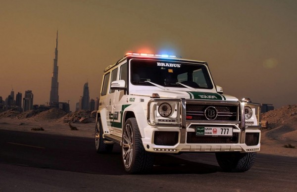 Dubai Police Brabus G63 AMG 1 600x388 at Dubai Police Brabus G63 AMG Revealed
