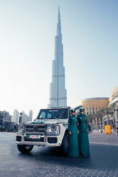 Dubai Police Brabus G63 AMG end 400x600 at Dubai Police Brabus G63 AMG Revealed