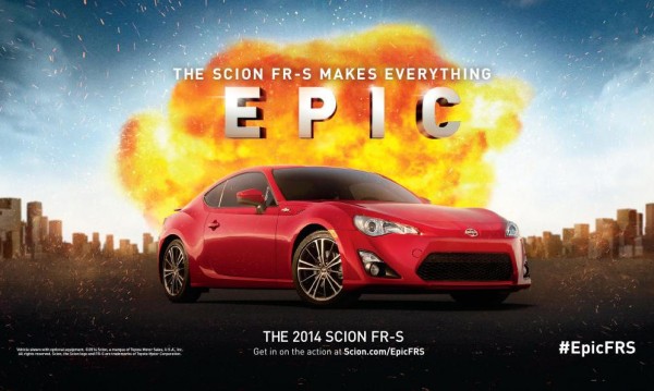 Scion FRS Epic Flyer 600x359 at Scion FR S Epic Contest Is Your Way to Comic Con
