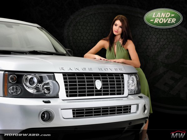 Land Rover 1024x768 Girl 600x450 at Land Rover History and Photo Gallery