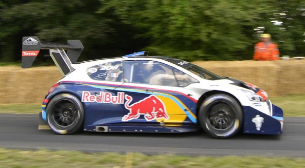 Peugeot 208 T16 600x332 at Peugeot 208 T16 Pikes Peak Sets Record at Goodwood