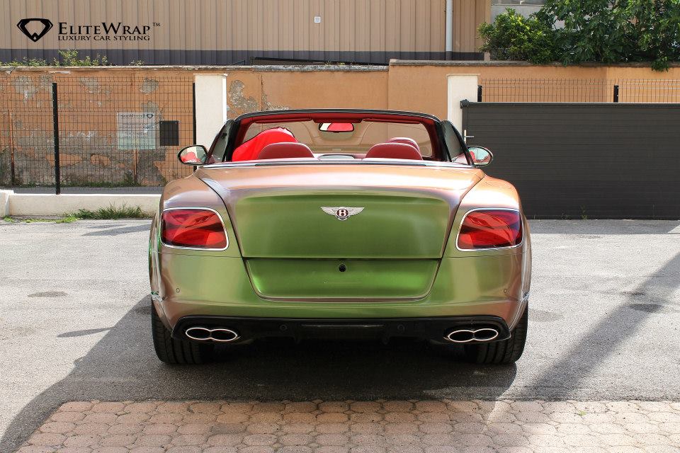 Bentley Continental GTC V8S в легком стайлинге от Elite Wrap
