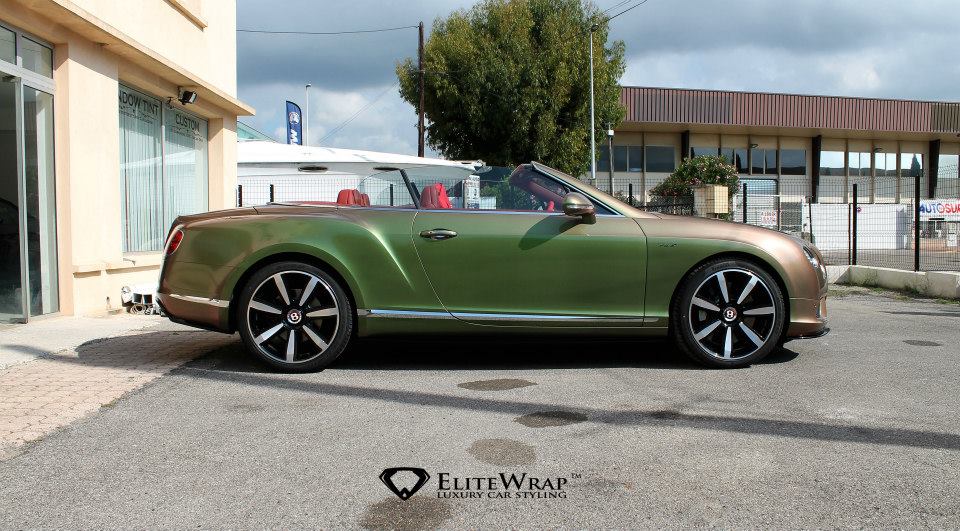 Bentley Continental GTC V8S в легком стайлинге от Elite Wrap