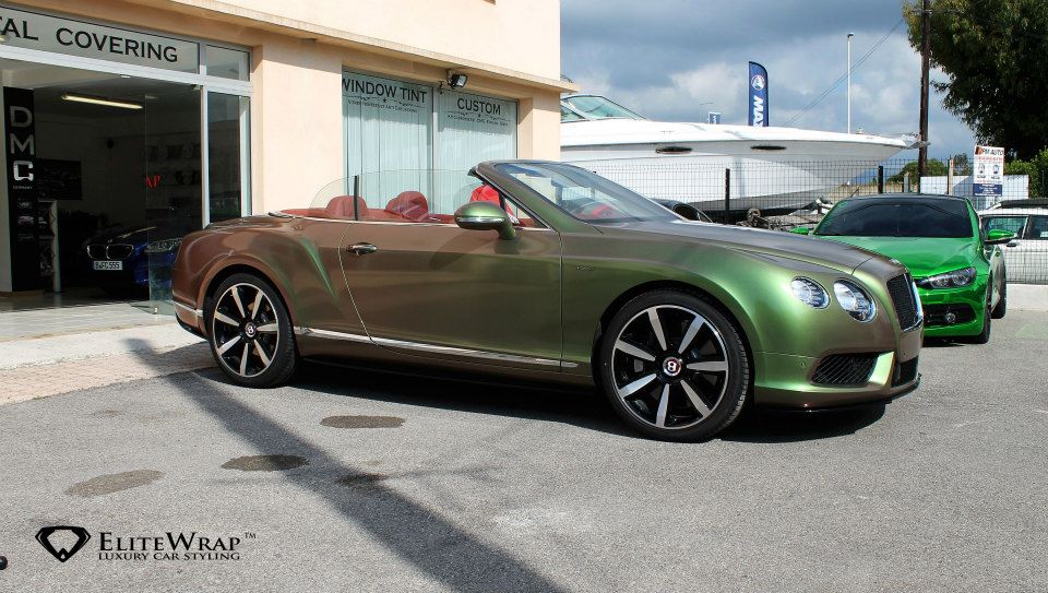 Bentley Continental GTC V8S в легком стайлинге от Elite Wrap