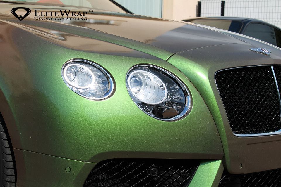 Bentley Continental GTC V8S в легком стайлинге от Elite Wrap