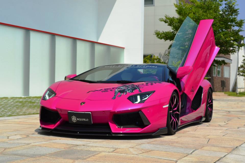 Lamborghini Aventador Violet от японского тюнера VITT SQUALO