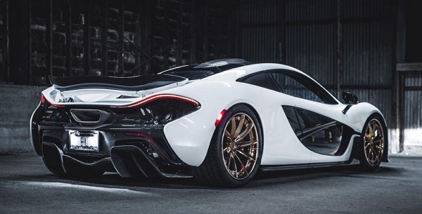 P1 Gold 1 600x305 at SR Auto McLaren P1 on Gold PUR Wheels