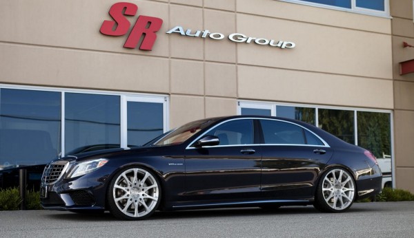 SR Mercedes S63 AMG 0 600x346 at Mercedes S63 AMG Looks Good Slammed