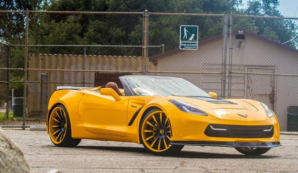 Yellow Wide Body C7 0 600x349 Yellow Wide Body C7 0 600x349 at Forgiato Wide Body Corvette Stingray Convertible