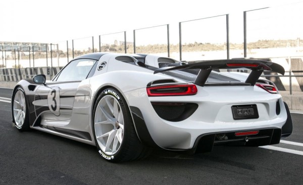 918 HRE 600x368 at Rendering: Porsche 918 Weissach on HRE Wheels